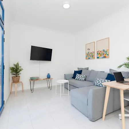 Agaete White&Blue House Apartment Exterior photo